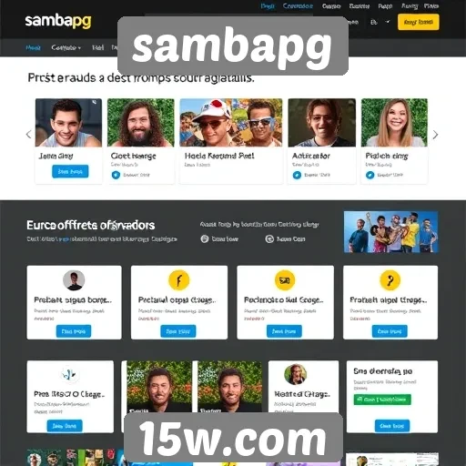 Análise das funcionalidades do site sambapg